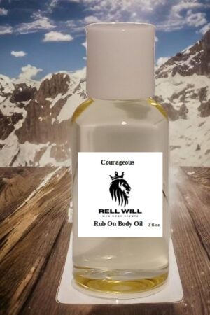 Courageous Rub on Body Oil 3 fl oz Men's Body Scents
