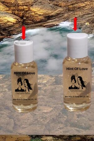 Hint Of Love men rub on body Oil 3 fl oz