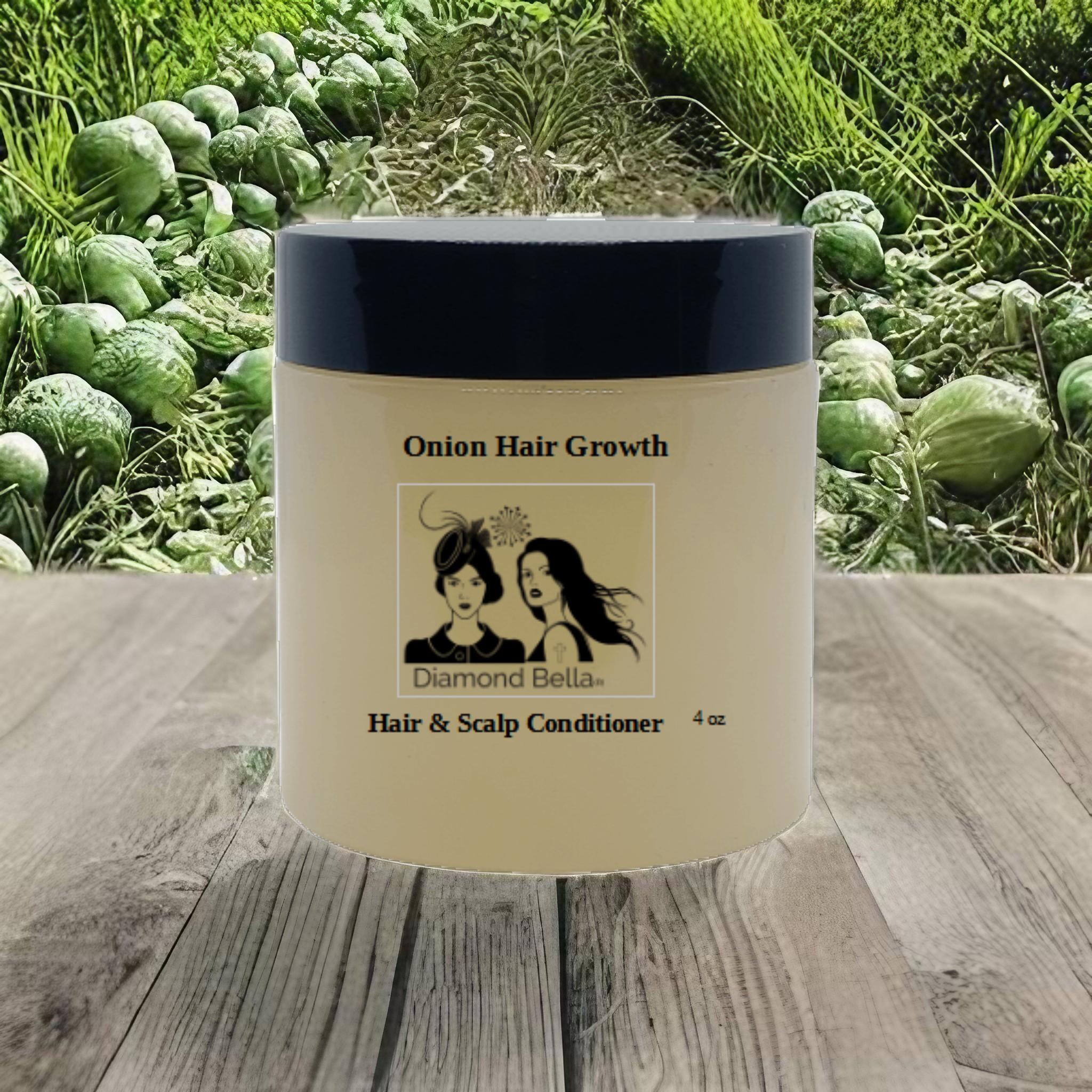 Onion Hair Growth Hair & Scalp Conditioner 4 oz - Image 2
