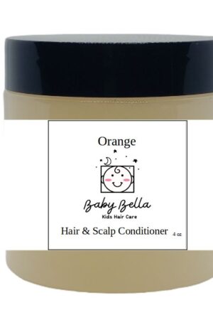 Kids orange Hair & Scalp Conditioner, 4 OZ, Made in USA