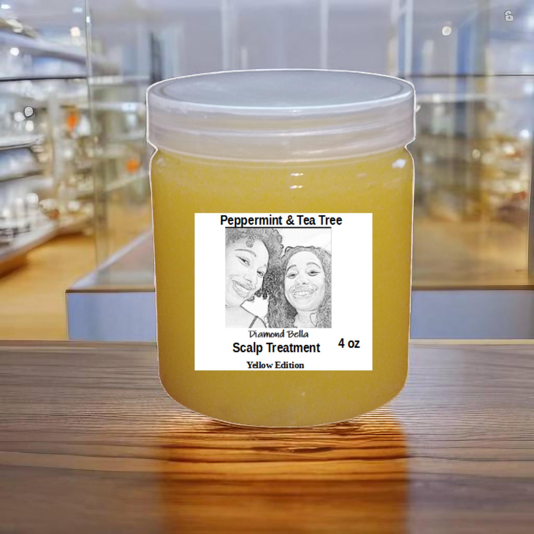 Peppermint & Tea Tree Scalp Treatment 4 oz, made in USA for all hair types - Image 2