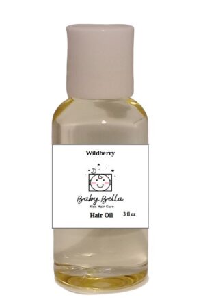 Kids Wildberry Hair Oil, 3 fl oz, Made in USA, for All Hair Types